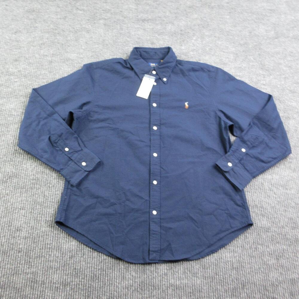 Polo Ralph Lauren Shirt Mens XL Blue Button Up Long Sleeve Button-Down NWT